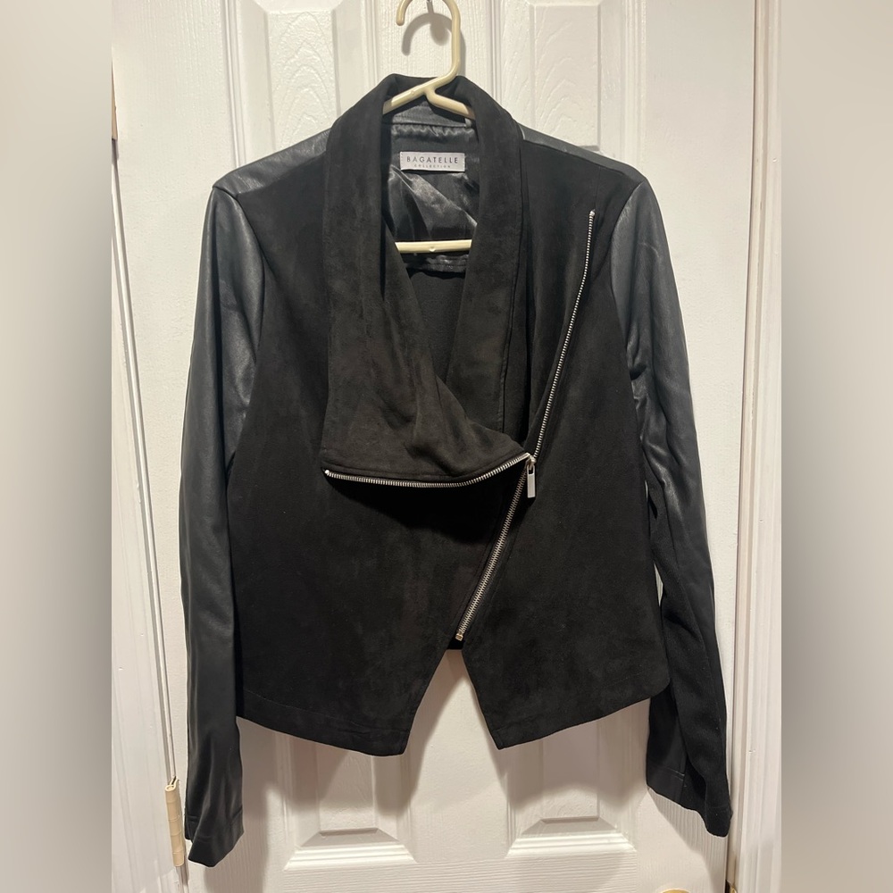 Bagatelle Leather / Velvet Women's Jacket